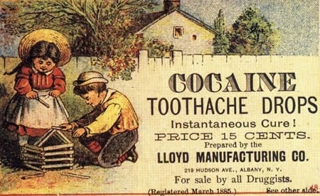 picaturi cu cocaina pentru dureri de dinti