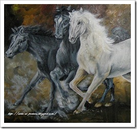 pictura cai SANDOR MATYAS
