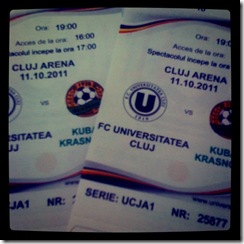 bilete U cluj thumb Ei merg la U Cluj   Kuban Krasnodar
