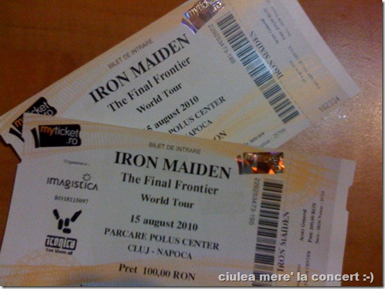 bilet iron maiden bilet iron maiden