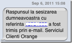 raspuns sesizare raspuns sesizare