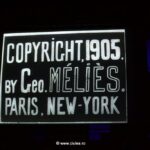 Proiectie film cu copyright Melies