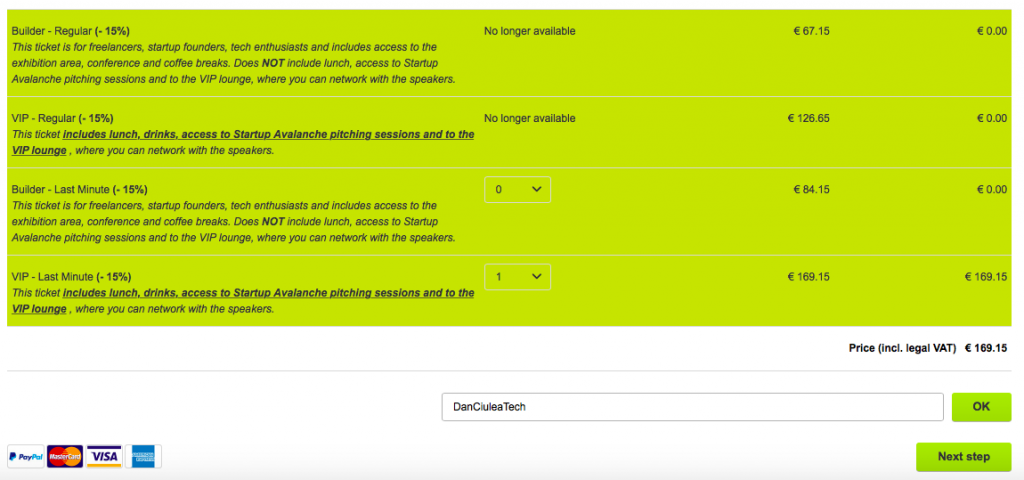 DanCiuleaTech - promotion 15% discount code