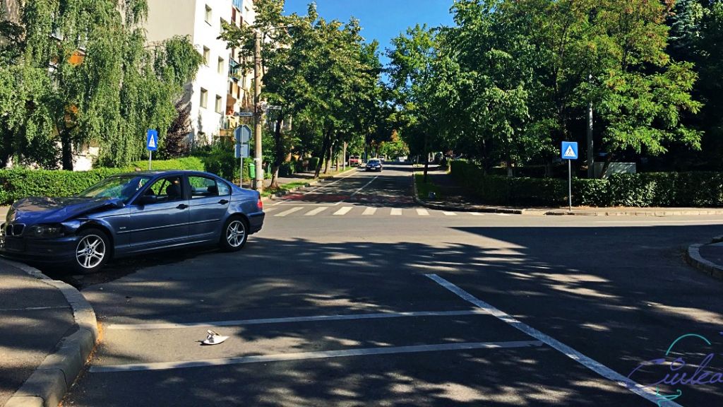 Accident Pasteur colț cu Viilor - Cluj-Napoca