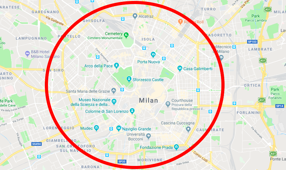 Harta Turist Milano Harta Turist Milano